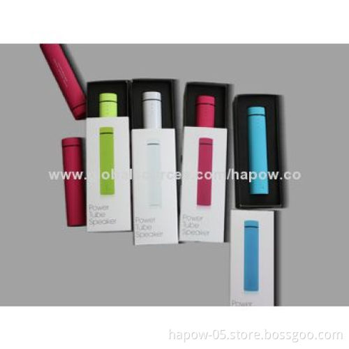 Power Bank Speaker and Mobile Phone Holder Combined to One Product, 5V/0.8A Inpu